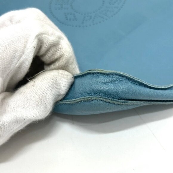 HERMES Crude cell Crossbody Bag Logo Punching Pochette Shoulder Bag - Picture 8 of 10